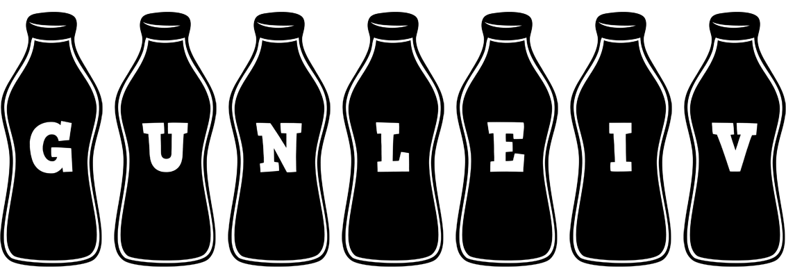 Gunleiv bottle logo