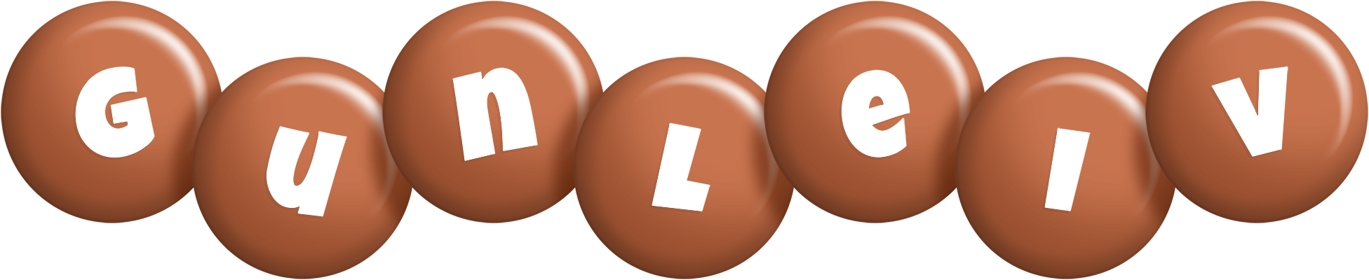 Gunleiv candy-brown logo