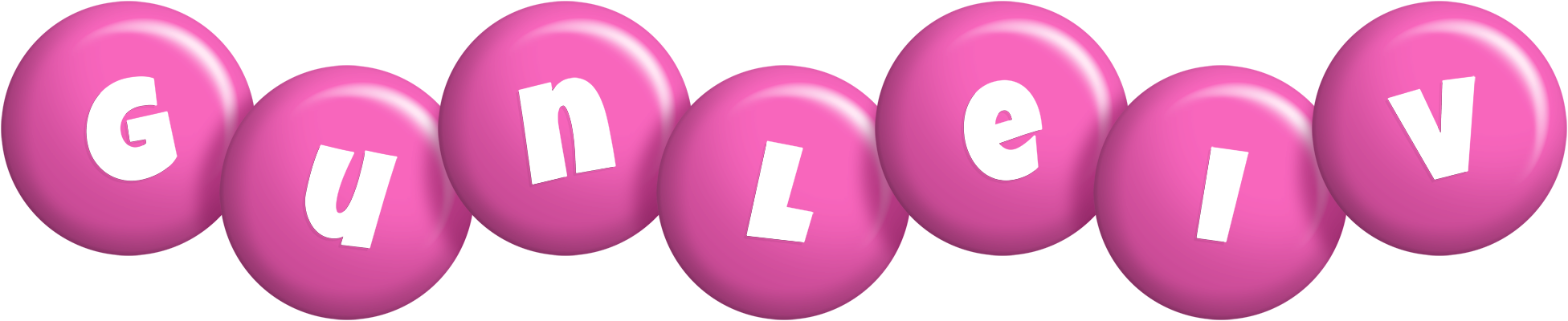 Gunleiv candy-pink logo