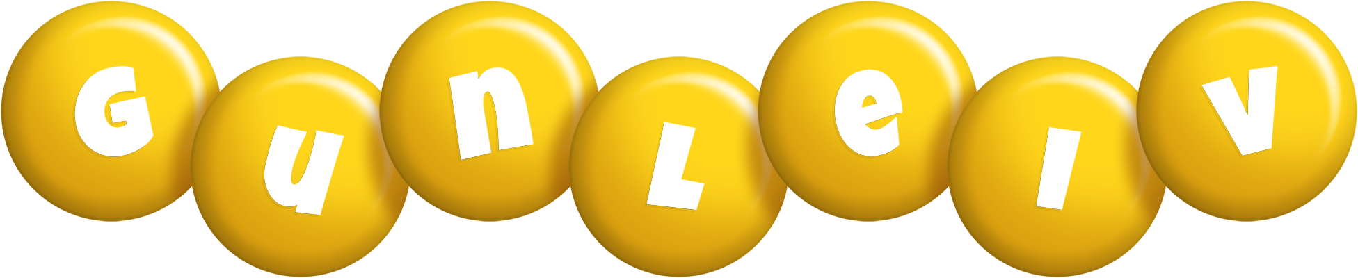 Gunleiv candy-yellow logo