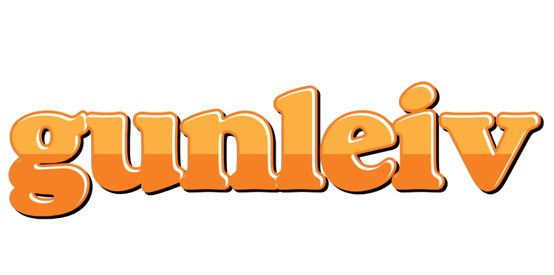 Gunleiv orange logo