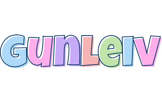 Gunleiv pastel logo
