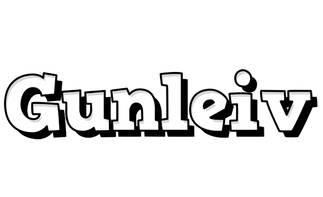 Gunleiv snowing logo