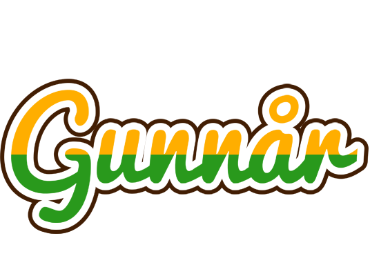 Gunnår banana logo