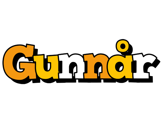 Gunnår cartoon logo