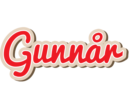 Gunnår chocolate logo