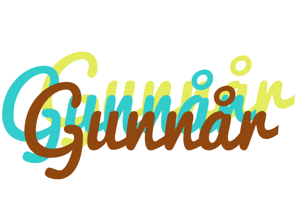 Gunnår cupcake logo