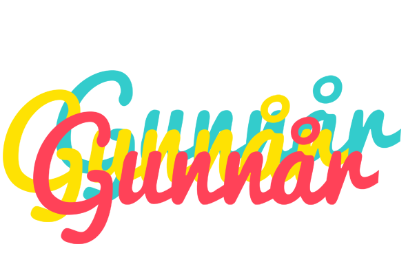 Gunnår disco logo