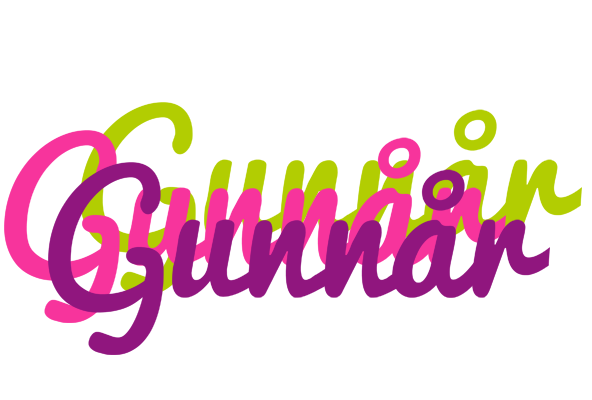 Gunnår flowers logo
