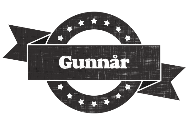 Gunnår grunge logo