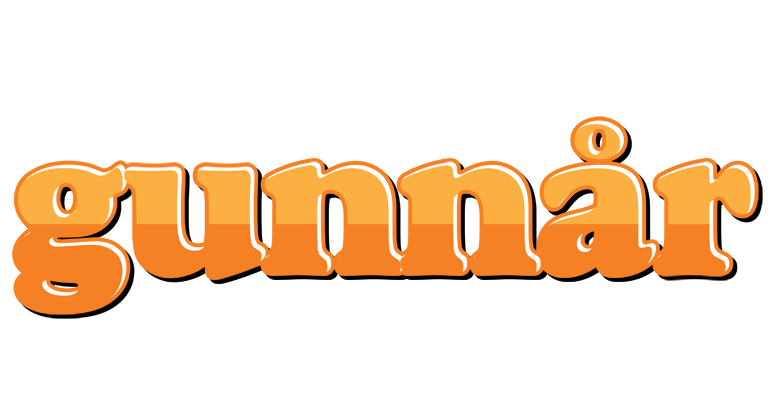 Gunnår orange logo