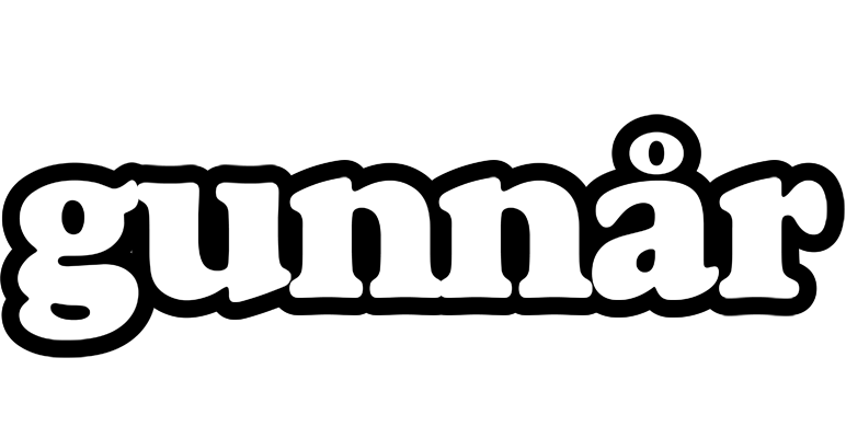 Gunnår panda logo