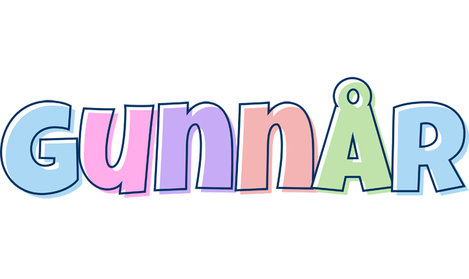 Gunnår pastel logo