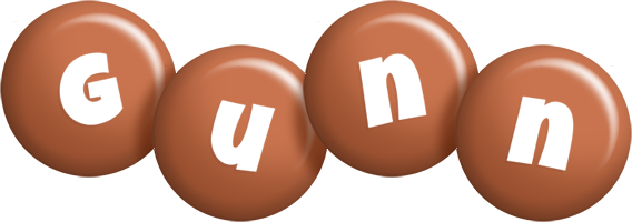 Gunn candy-brown logo
