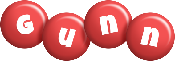 Gunn candy-red logo