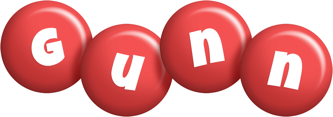Gunn candy-red logo