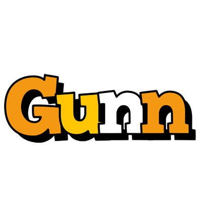 Gunn cartoon logo