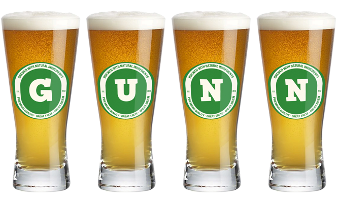 Gunn lager logo