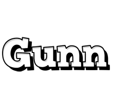 Gunn snowing logo