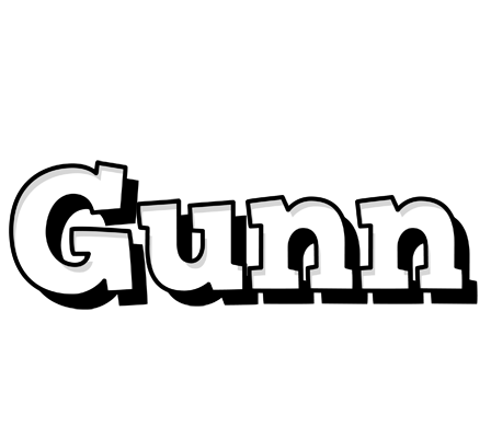 Gunn snowing logo