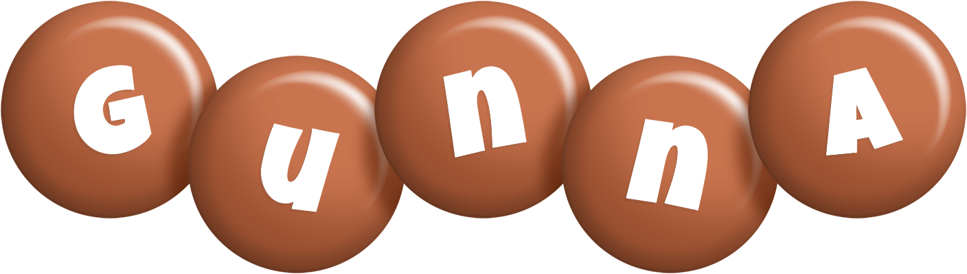Gunna candy-brown logo