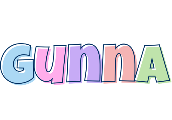 Gunna pastel logo