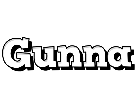 Gunna snowing logo