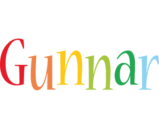 Gunnar birthday logo