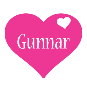 Gunnar love-heart logo