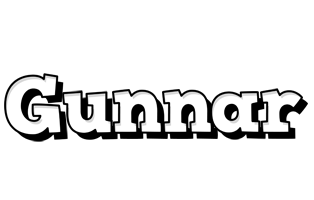 Gunnar snowing logo