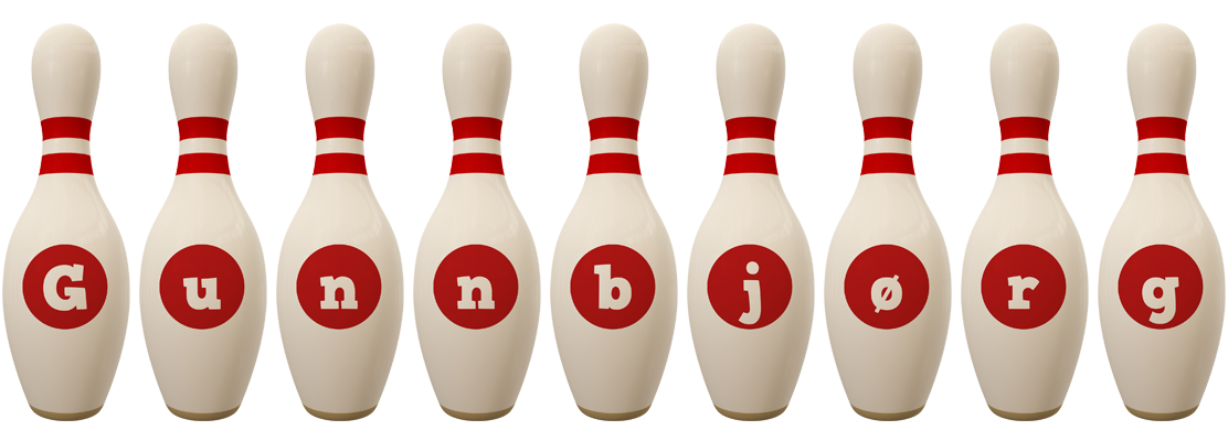 Gunnbjørg bowling-pin logo