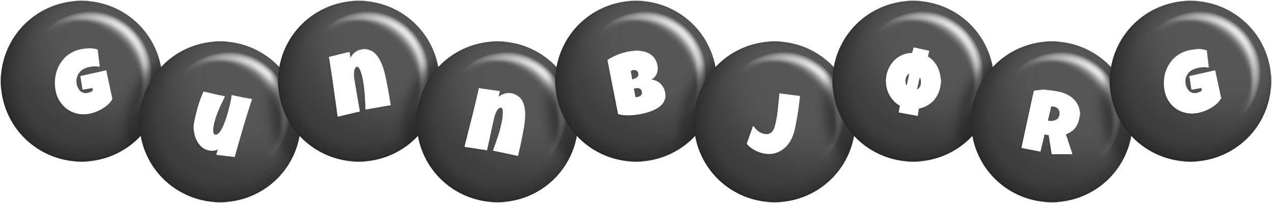 Gunnbjørg candy-black logo