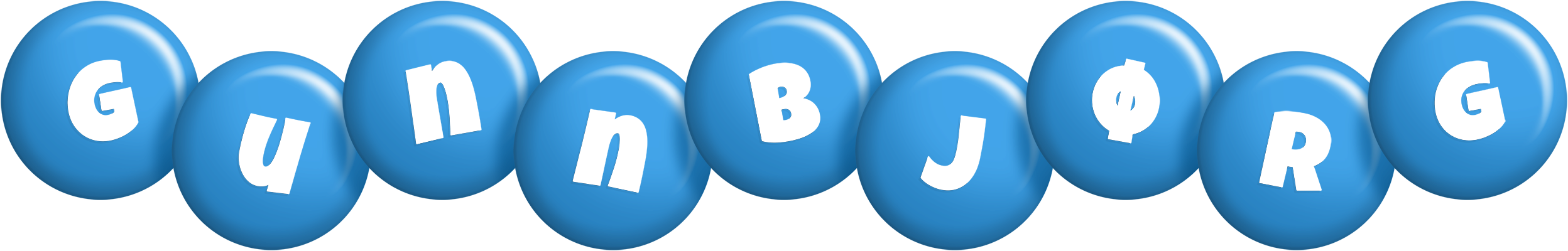 Gunnbjørg candy-blue logo