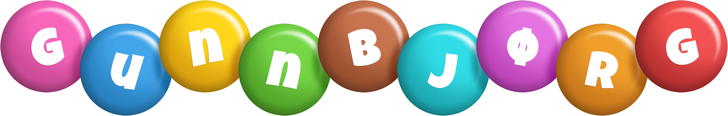 Gunnbjørg candy logo
