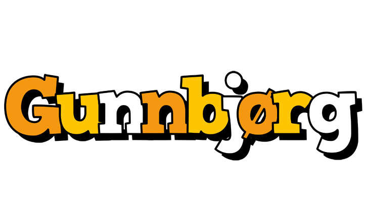 Gunnbjørg cartoon logo