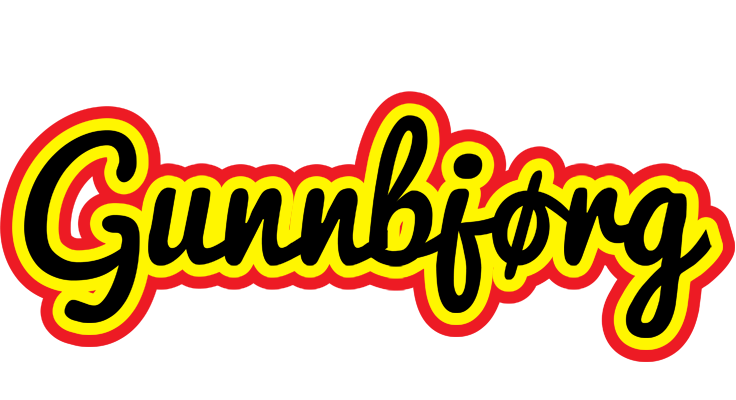 Gunnbjørg flaming logo