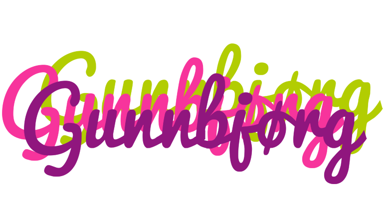 Gunnbjørg flowers logo