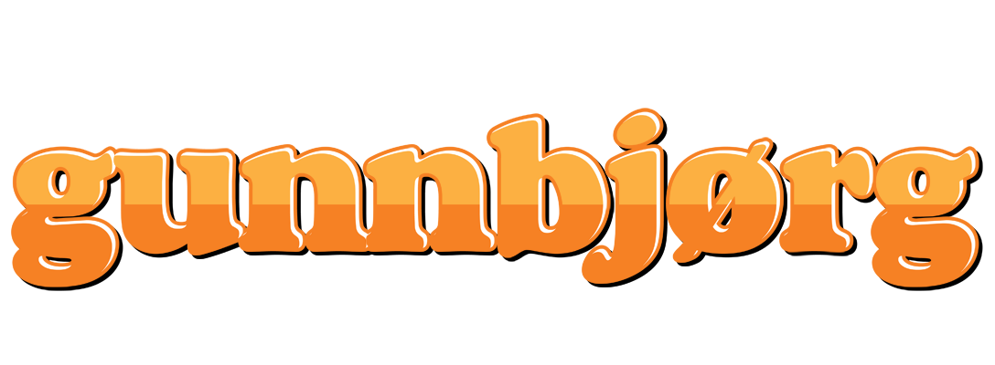 Gunnbjørg orange logo