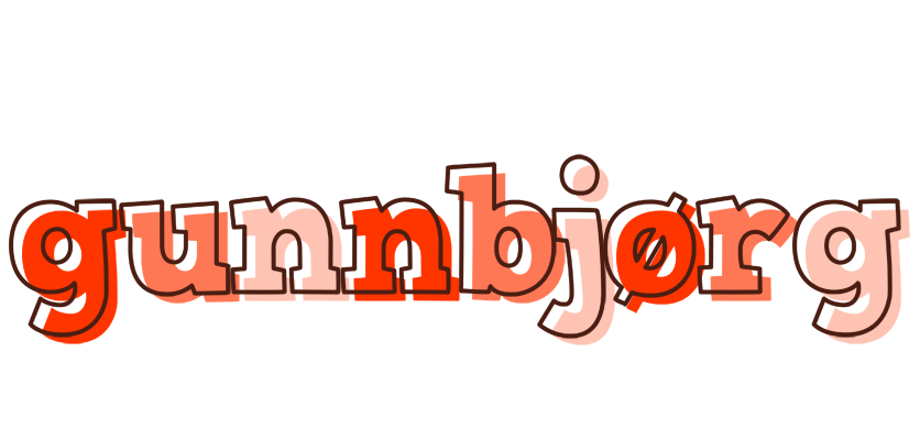 Gunnbjørg paint logo