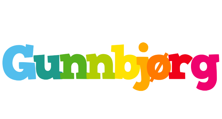 Gunnbjørg rainbows logo