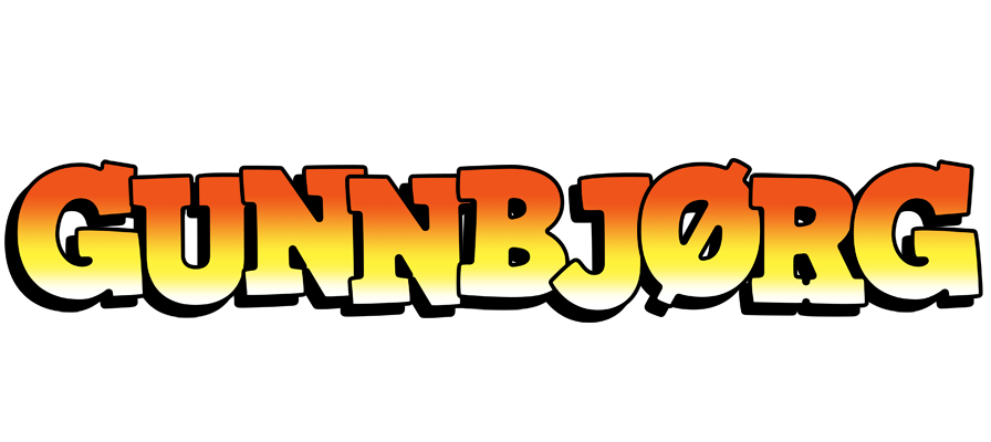 Gunnbjørg sunset logo