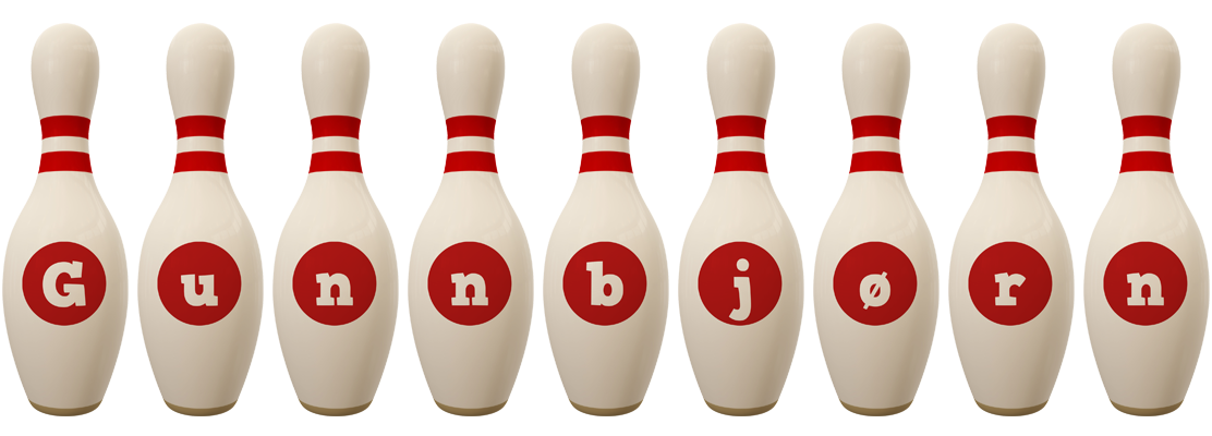 Gunnbjørn bowling-pin logo