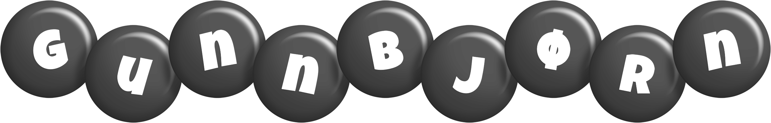 Gunnbjørn candy-black logo