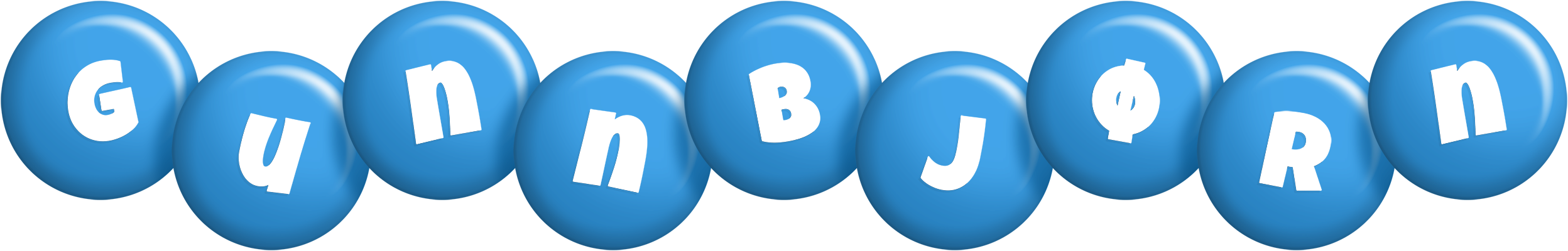 Gunnbjørn candy-blue logo