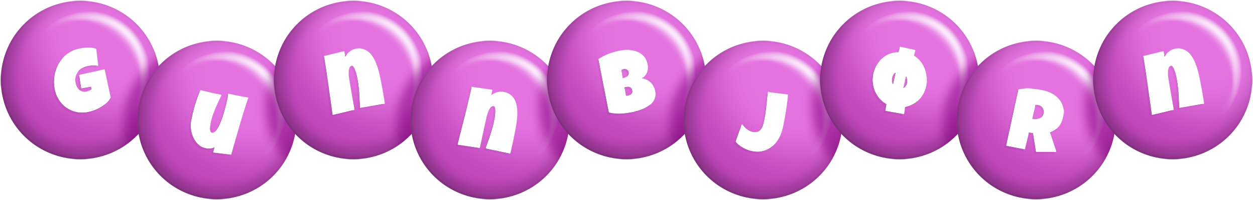 Gunnbjørn candy-purple logo