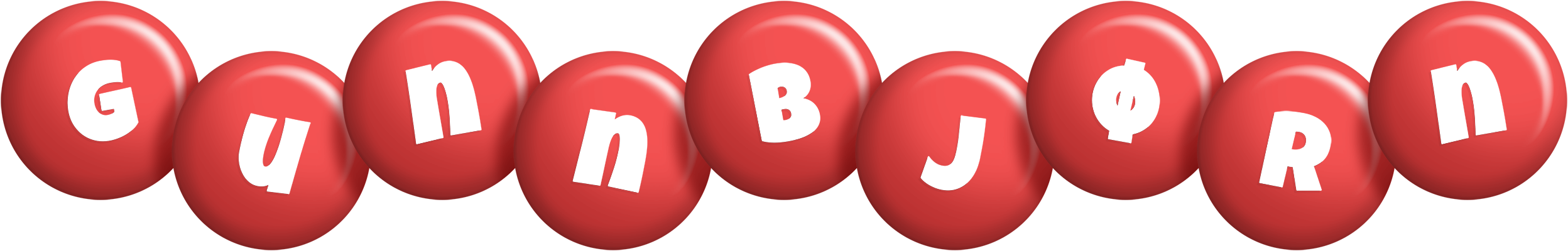 Gunnbjørn candy-red logo