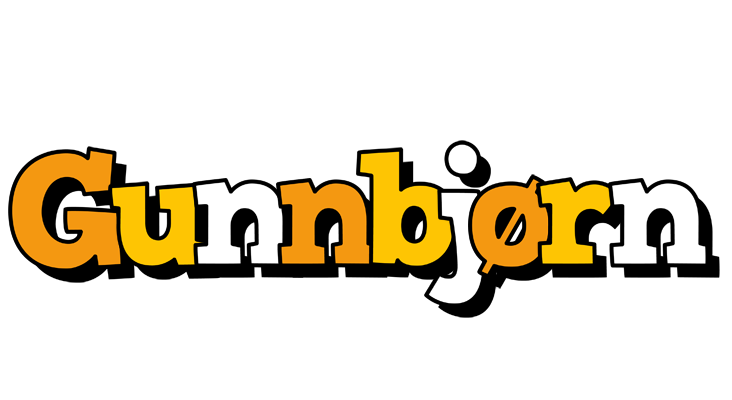 Gunnbjørn cartoon logo