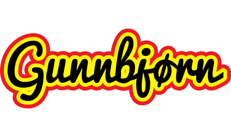 Gunnbjørn flaming logo