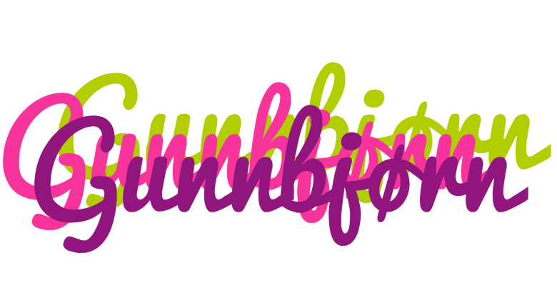 Gunnbjørn flowers logo