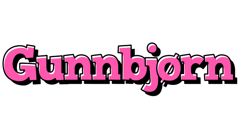 Gunnbjørn girlish logo